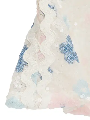 Hannah Banana Little Girl's & Girl's Sequined Rickrack-Trimmed Dress - Multi | Thumbnail 3 Hannah Banana Little Girl's & Girl's Sequined Rickrack-Trimmed Dress - Multi | Thumbnail 3