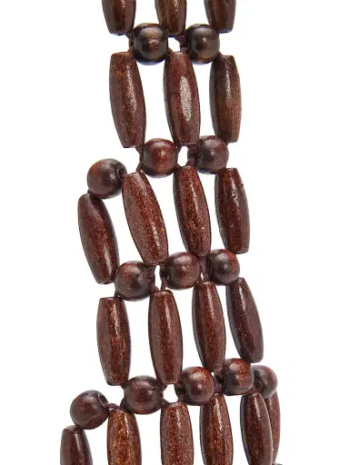 Staud Women's Coronado Wooden-Bead Tote Bag - Wood Beads | Thumbnail 6
