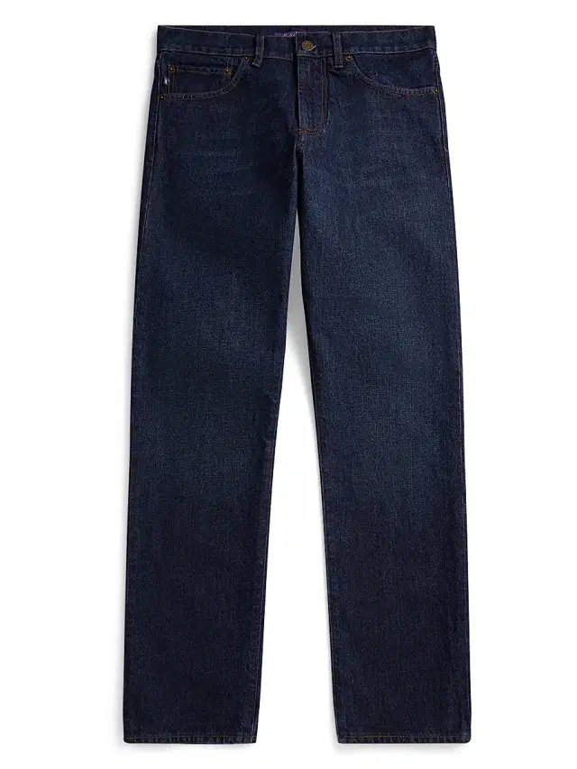 Men's Straight-Fit Jeans - Classic Dark Indigo