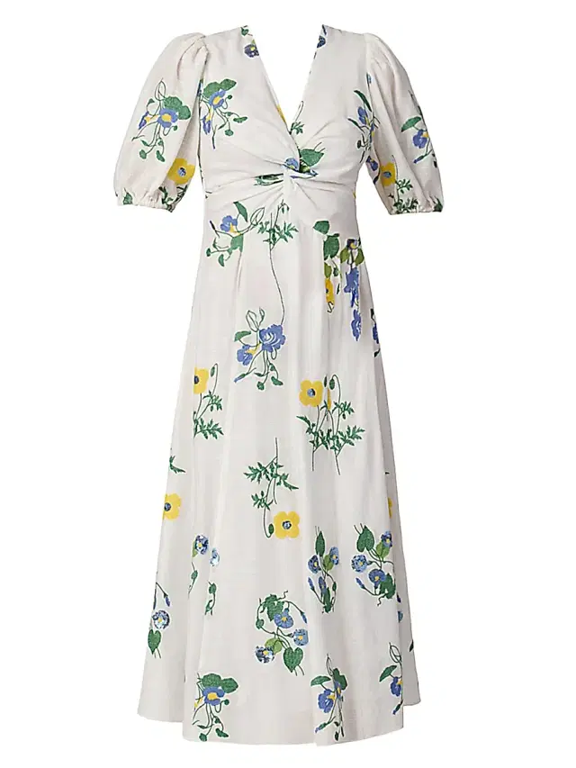 Women's Dodge Printed Knot Midi-Dress - Optic Multi