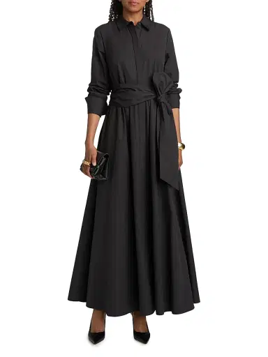 Ungaro Women's Harriet Maxi-Shirtdress - Black - Size XXL | Thumbnail 3 Ungaro Women's Harriet Maxi-Shirtdress - Black - Size XXL | Thumbnail 3