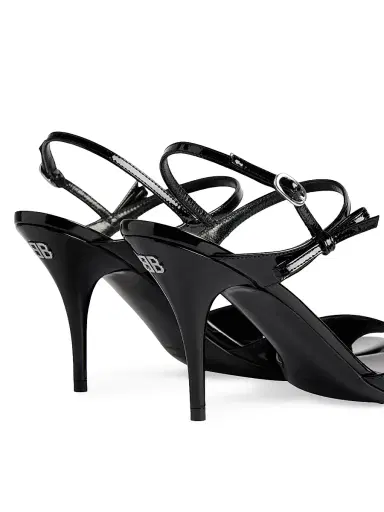 Balenciaga Women's Avenue Bow Heel Sandals - Black - Size 11 | Thumbnail 5 Balenciaga Women's Avenue Bow Heel Sandals - Black - Size 11 | Thumbnail 5