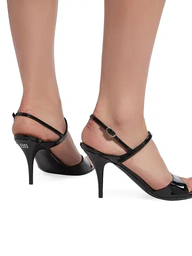 Balenciaga Women's Avenue Bow Heel Sandals - Black - Size 11 | Thumbnail 6 Balenciaga Women's Avenue Bow Heel Sandals - Black - Size 11 | Thumbnail 6