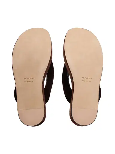 Balenciaga Women's Gaeta Thong Sandals - Moka | Thumbnail 4