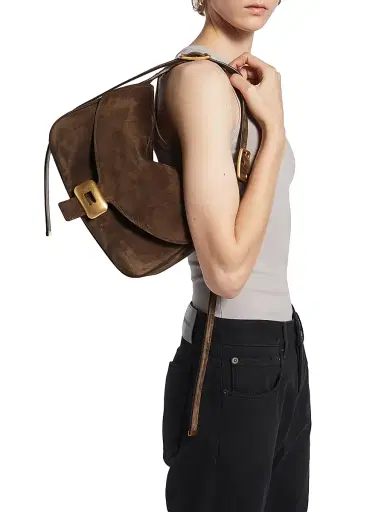 Balenciaga Women's Clicca Shoulder Bag - Muscade | Thumbnail 2