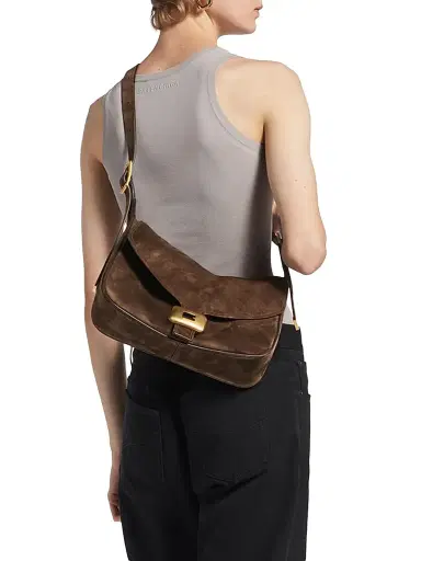 Balenciaga Women's Clicca Shoulder Bag - Muscade | Thumbnail 3