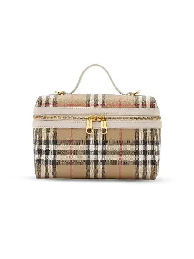 Burberry Women's Signature Check Leather Vanity Case - Soap