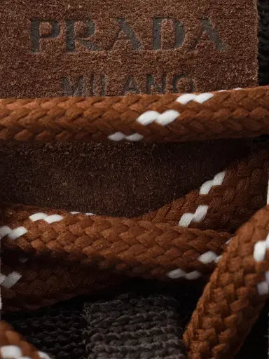 Prada Women's Mesh Fabric and Suede Sneakers | Thumbnail 5 Prada Women's Mesh Fabric and Suede Sneakers | Thumbnail 5