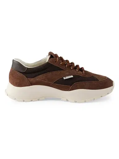 Prada Women's Mesh Fabric and Suede Sneakers | Thumbnail 1 Prada Women's Mesh Fabric and Suede Sneakers | Thumbnail 1