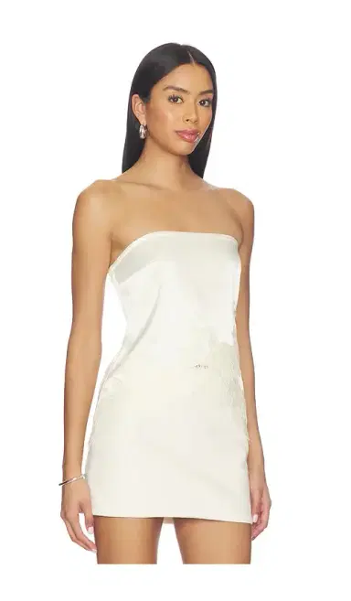 MORE TO COME Sian Strapless Lace Top | Thumbnail 2