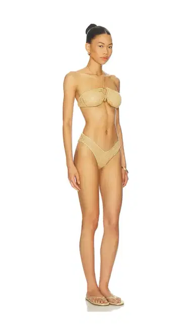 Oséree Lumiere Stones Bandeau Bikini Set | Thumbnail 2 Oséree Lumiere Stones Bandeau Bikini Set | Thumbnail 2