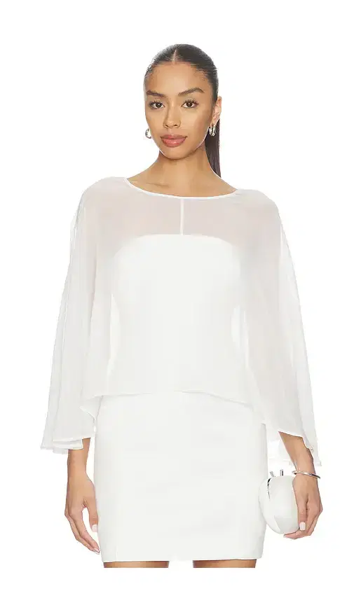 4th & Reckless Edwina Chiffon Cape