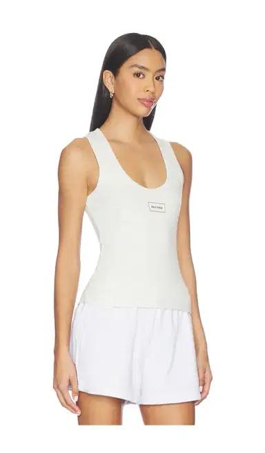 Gold Hinge Ribbed Cotton Tank Top | Thumbnail 2 Gold Hinge Ribbed Cotton Tank Top | Thumbnail 2