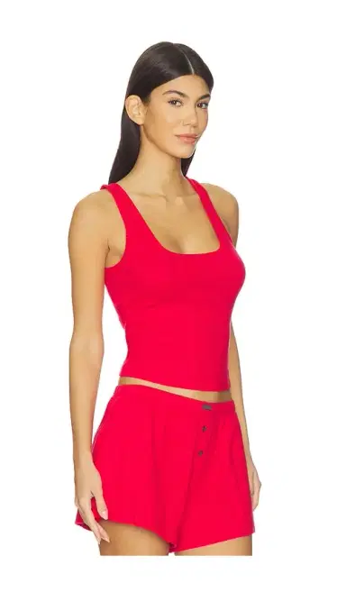 Lunya Pointelle Scoop Neck Tank | Thumbnail 2