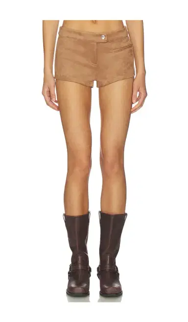 MORE TO COME Graysen Faux Suede Short | Thumbnail 1