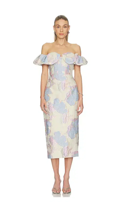 Marlene Strapless Midi Dress