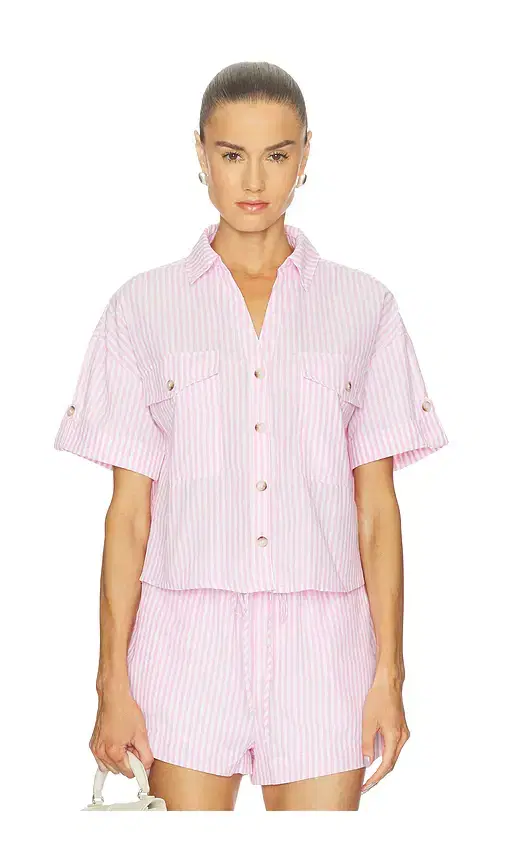 BLANKNYC Button Up Top