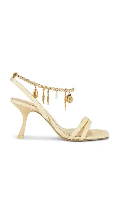 Simkhai Caspian Raffia Strappy Heel | Thumbnail 1 Simkhai Caspian Raffia Strappy Heel | Thumbnail 1