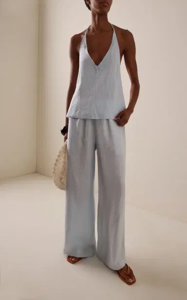 ELCE Faye Linen Wide-Leg Pants | Thumbnail 2 ELCE Faye Linen Wide-Leg Pants | Thumbnail 2