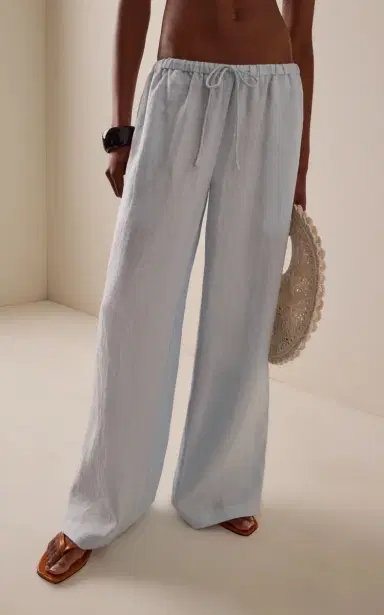 ELCE Faye Linen Wide-Leg Pants | Thumbnail 3 ELCE Faye Linen Wide-Leg Pants | Thumbnail 3