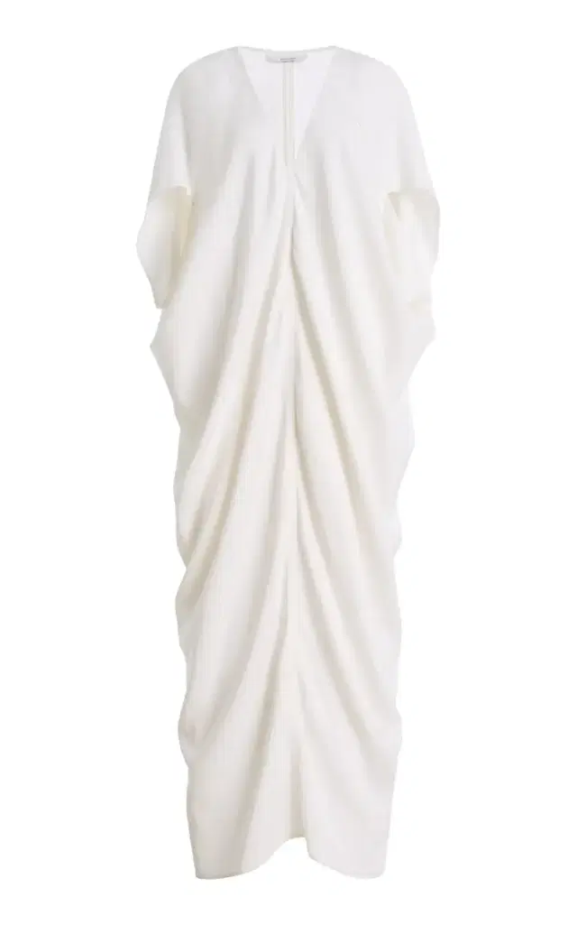 Lyon Satin Maxi Caftan Dress