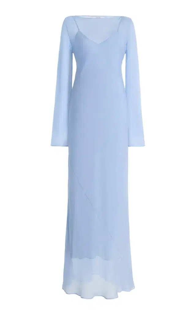 BONDI BORN Capri Silk Maxi Dress