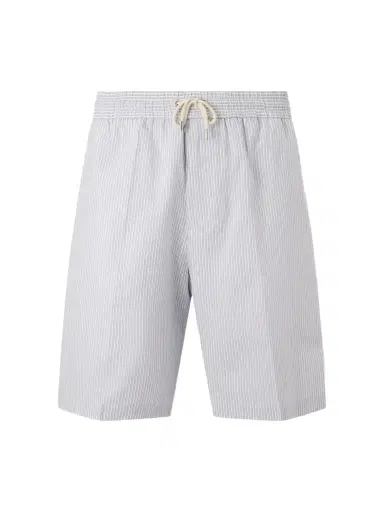 Paul Smith Straight-Leg Striped Cotton Drawstring Shorts - Men | Thumbnail 1 Paul Smith Straight-Leg Striped Cotton Drawstring Shorts - Men | Thumbnail 1