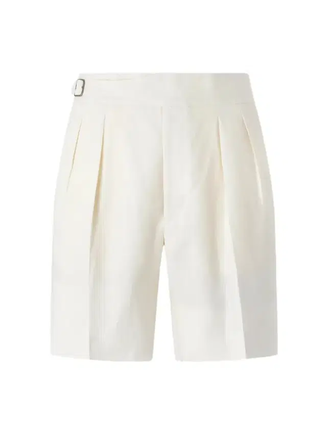 Straight-Leg Pleated Linen Shorts - Men