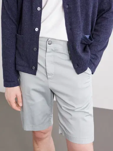 Canali Straight-Leg Stretch Cotton-Blend Gabardine Shorts - Men | Thumbnail 6 Canali Straight-Leg Stretch Cotton-Blend Gabardine Shorts - Men | Thumbnail 6