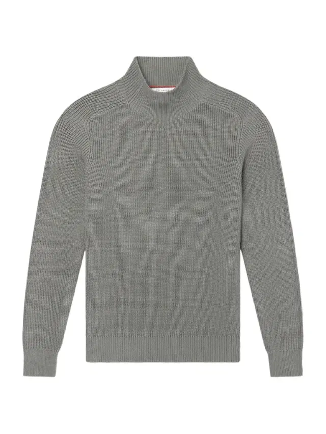 Knitted Cotton Sweater - Men
