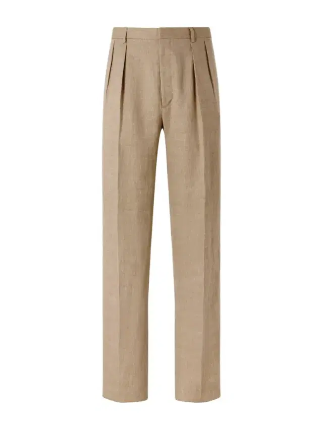 Ralph Lauren Purple Label Straight-Leg Pleated Linen, Cotton and Silk-Blend Suit Trousers - Men