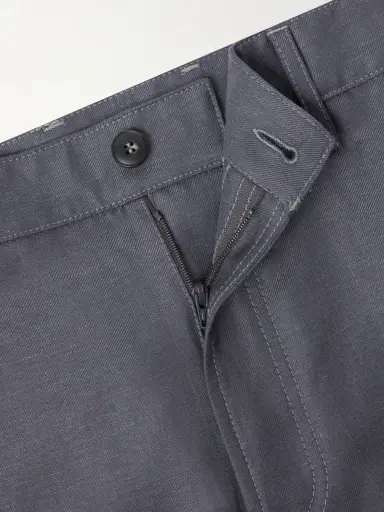 Canali Straight-Leg Wool and Linen-Blend Twill Suit Trousers - Men | Thumbnail 6
