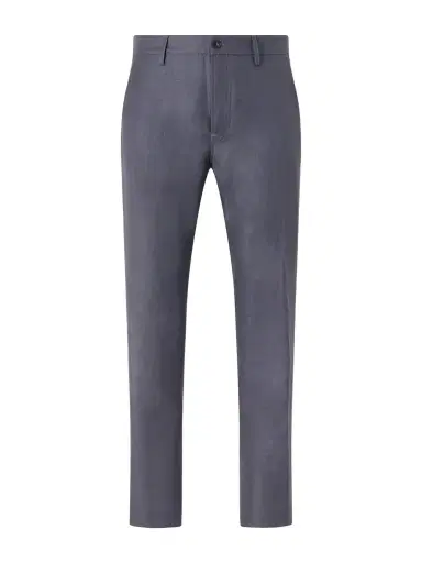 Canali Straight-Leg Wool and Linen-Blend Twill Suit Trousers - Men | Thumbnail 1