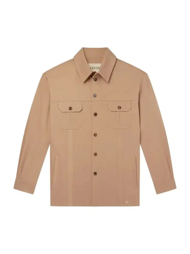 Valentino Garavani Logo-Appliquéd Cotton-Gabardine Overshirt - Men