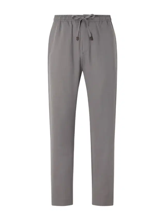 Canali Straight-Leg Lyocell Drawstring Trousers - Men