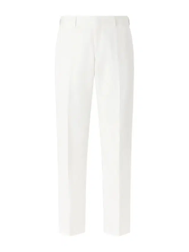 Straight-Leg Cotton and Linen-Blend Twill Trousers - Men