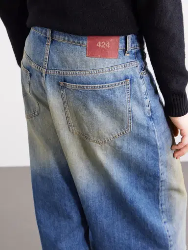 424 Wide-Leg Lightweight Denim Short - Men | Thumbnail 5