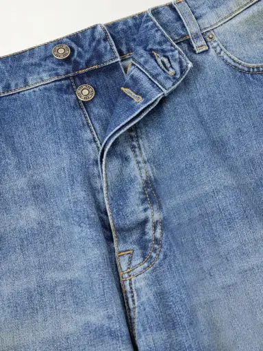 424 Wide-Leg Lightweight Denim Short - Men | Thumbnail 6