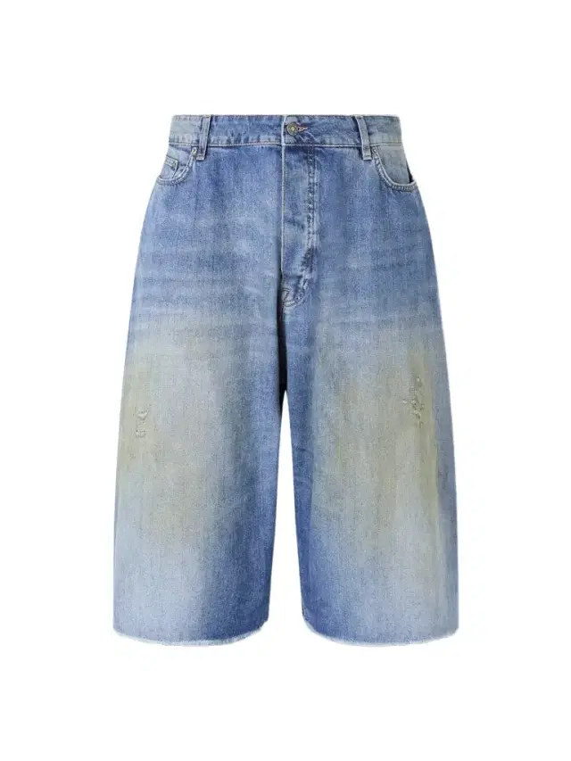 Wide-Leg Lightweight Denim Short - Men