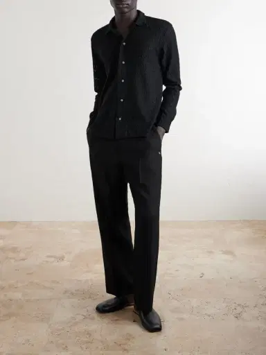 BODE Cotton-Blend Lace Shirt - Men | Thumbnail 2 BODE Cotton-Blend Lace Shirt - Men | Thumbnail 2