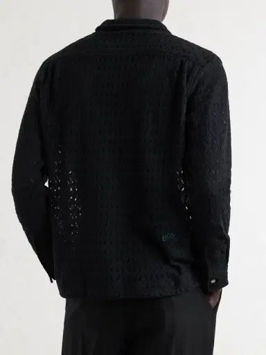 BODE Cotton-Blend Lace Shirt - Men | Thumbnail 4 BODE Cotton-Blend Lace Shirt - Men | Thumbnail 4