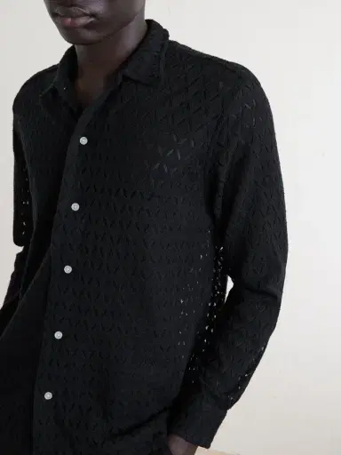 BODE Cotton-Blend Lace Shirt - Men | Thumbnail 5 BODE Cotton-Blend Lace Shirt - Men | Thumbnail 5