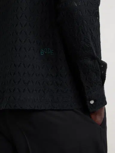 BODE Cotton-Blend Lace Shirt - Men | Thumbnail 6 BODE Cotton-Blend Lace Shirt - Men | Thumbnail 6