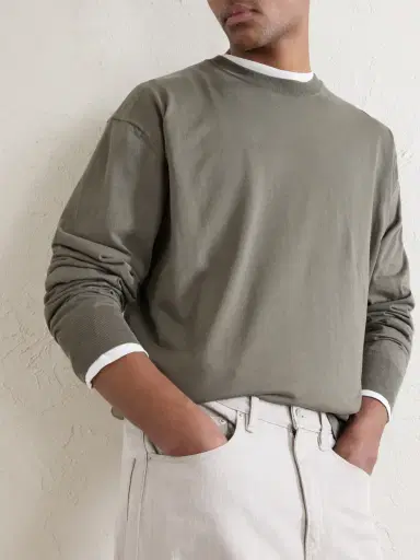 Auralee Luster Knitted T-Shirt - Men | Thumbnail 5 Auralee Luster Knitted T-Shirt - Men | Thumbnail 5