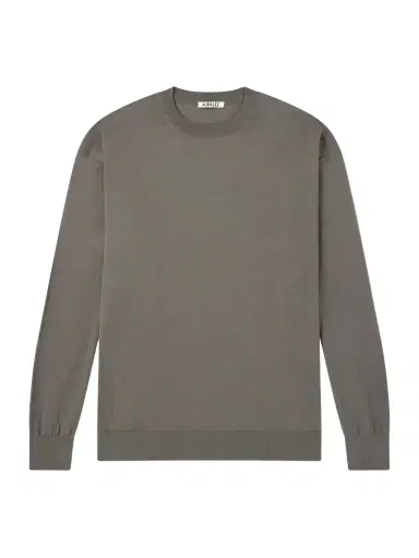 Auralee Luster Knitted T-Shirt - Men | Thumbnail 1 Auralee Luster Knitted T-Shirt - Men | Thumbnail 1