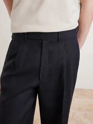 Stòffa Wide-Leg Pleated Linen Trousers - Men | Thumbnail 5 Stòffa Wide-Leg Pleated Linen Trousers - Men | Thumbnail 5