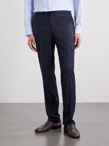 De Petrillo Straight-Leg Wool-Blend Suit Trousers - Men | Thumbnail 3