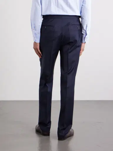 De Petrillo Straight-Leg Wool-Blend Suit Trousers - Men | Thumbnail 4
