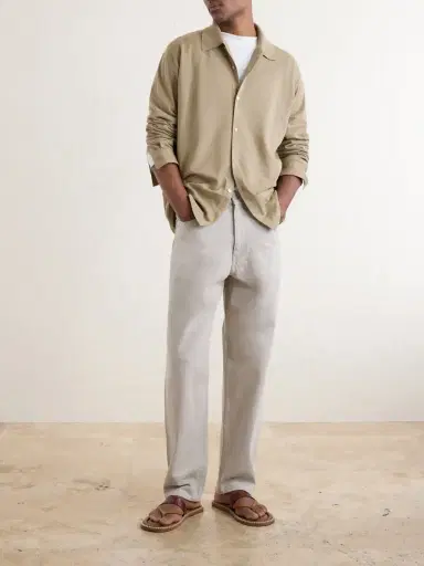 Auralee Knitted Silk Shirt - Men | Thumbnail 2