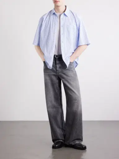 3sixteen Striped Cotton-Poplin Shirt - Men | Thumbnail 2 3sixteen Striped Cotton-Poplin Shirt - Men | Thumbnail 2